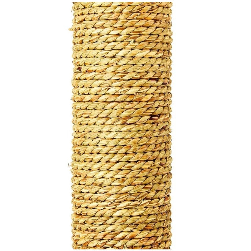 Seagrass Cat Scratch & Play Post W/ Dangle Toys Entertainment Exercise Portable