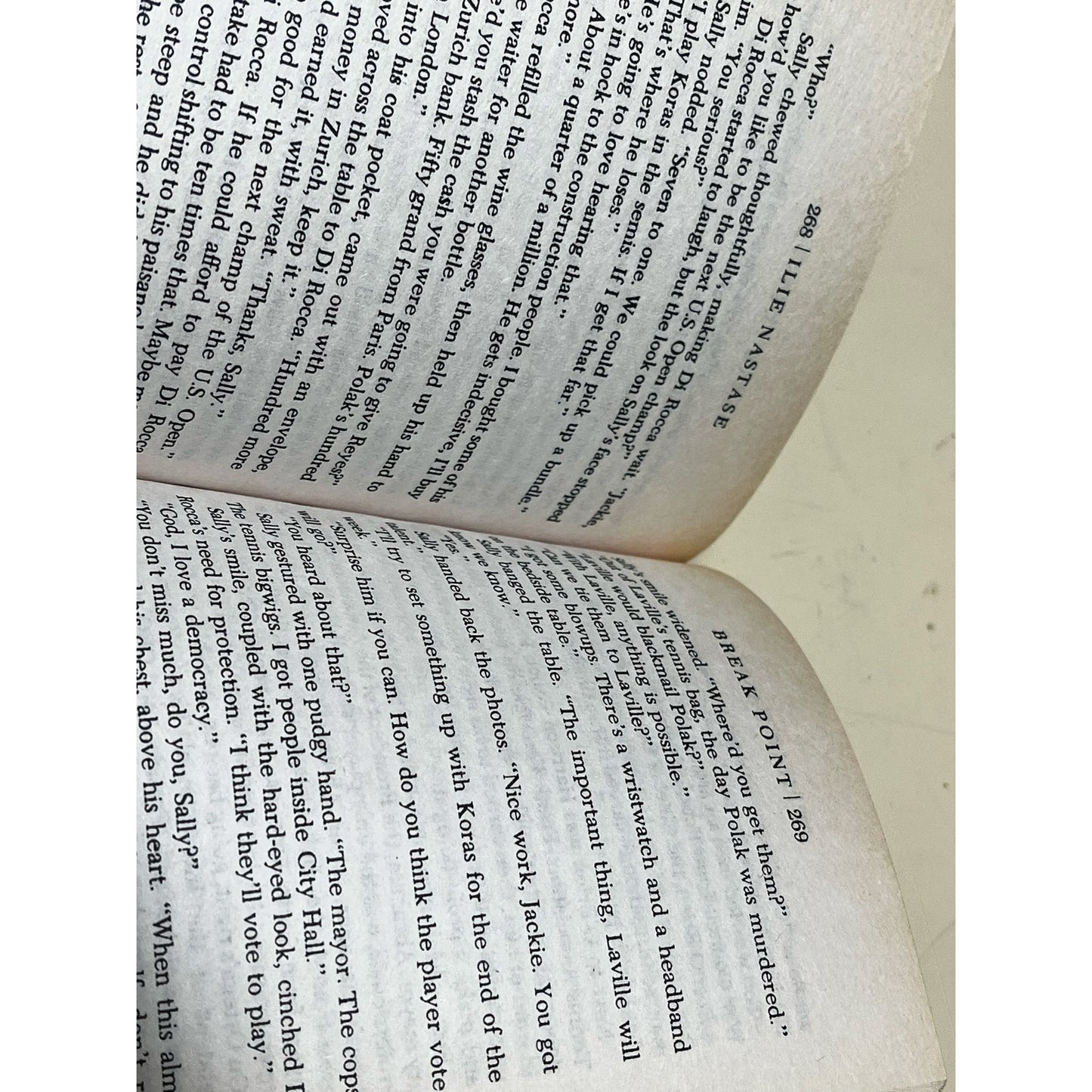 Break Point By llie Nastase Paper back