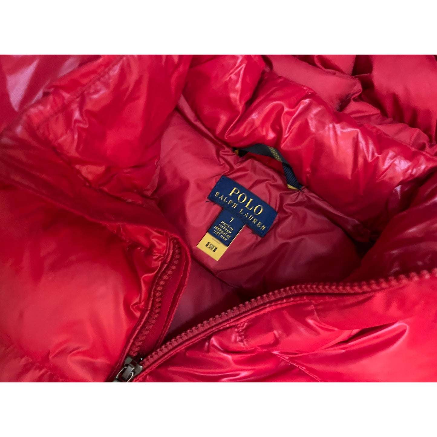 Polo Ralph Lauren Little Boys Water-Repellent Glossed Down Jacket Size 7