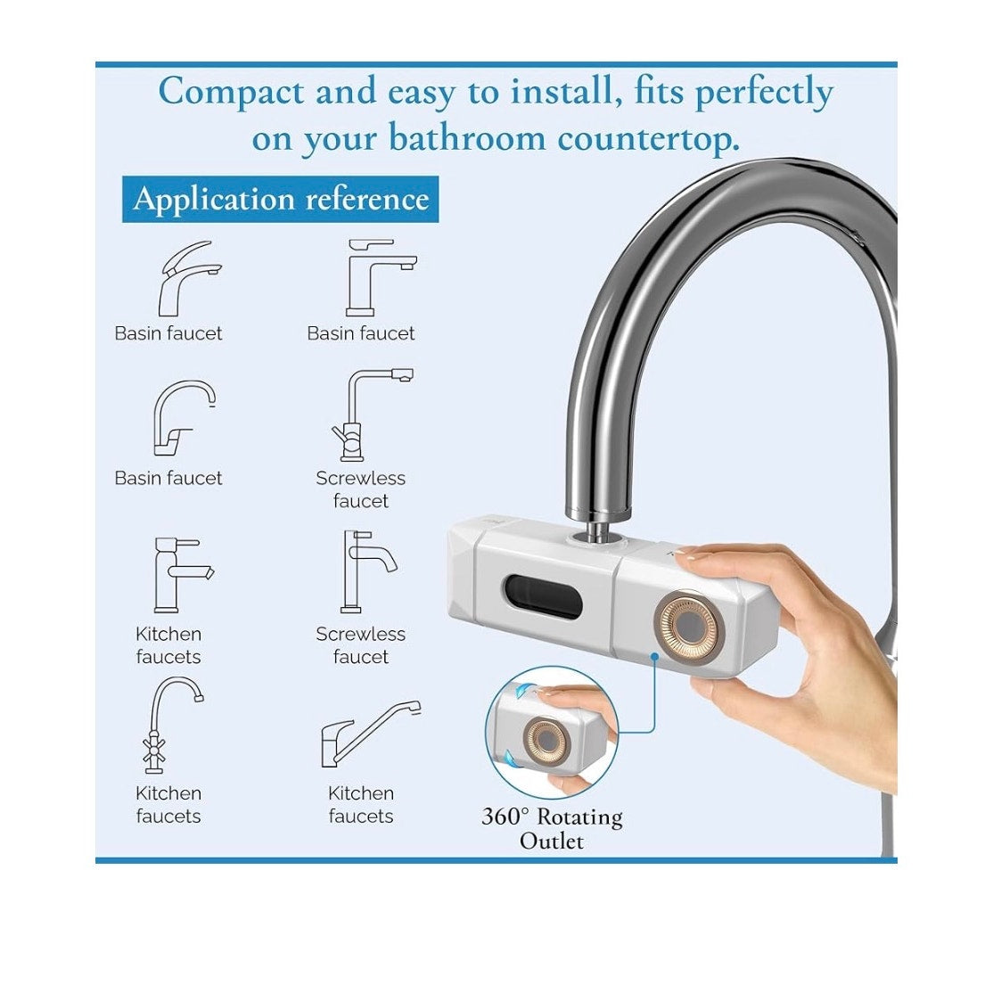 Advanced Faucet Water Filter with Micro-Bubble Technology – Deep Cleansing