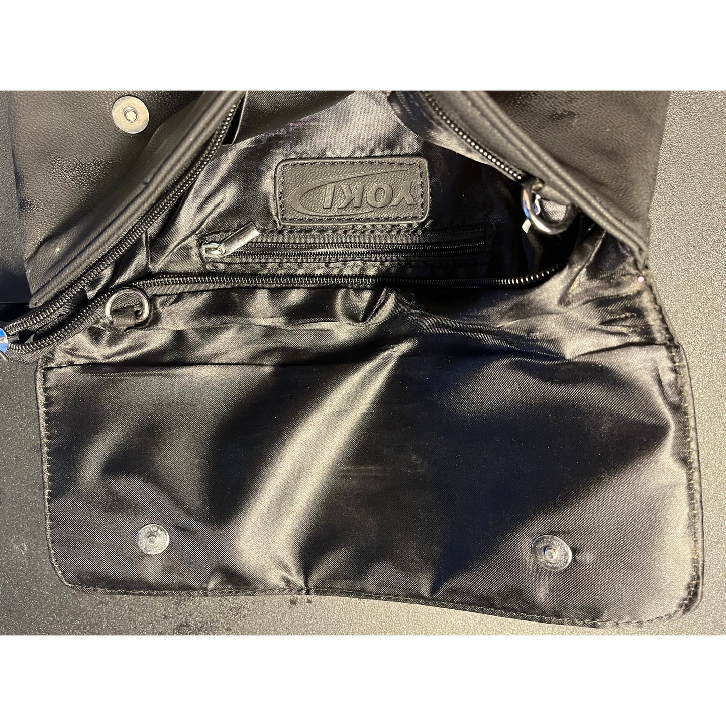 Yoki Women’s Black Wallet 10.5” W X 5.5” L