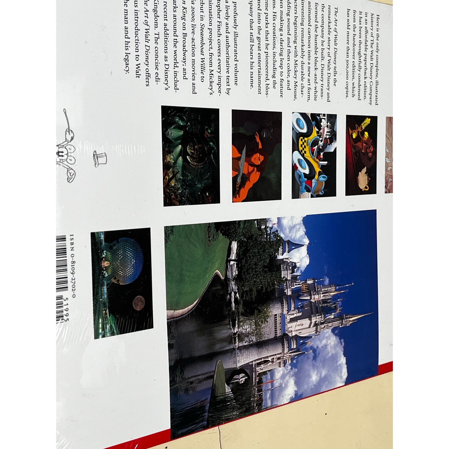 Art of Walt Disney: From Mickey Mouse to the Magic Kingdoms Brand New Hardcover