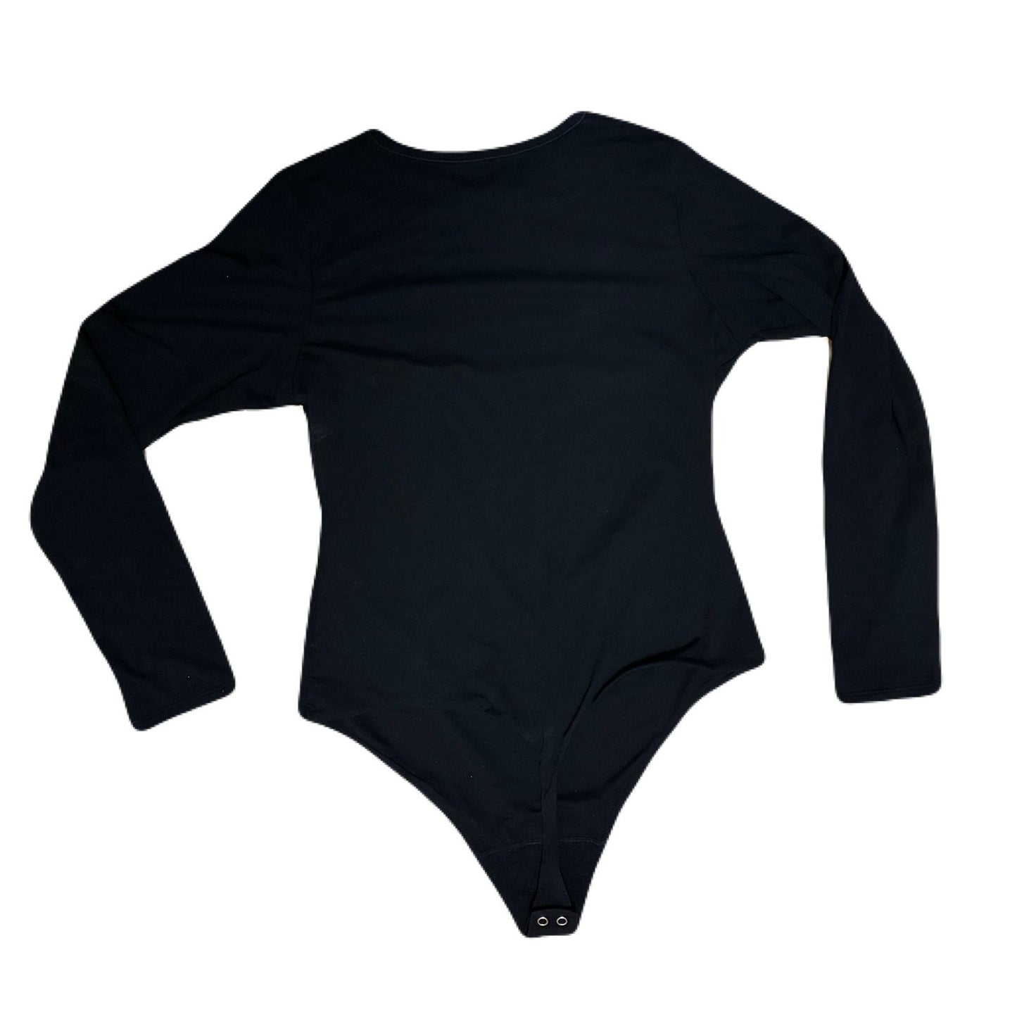 Women's Luxury Collection Luxe Stretch Long Sleeve Bodysuit - Auden Black XL