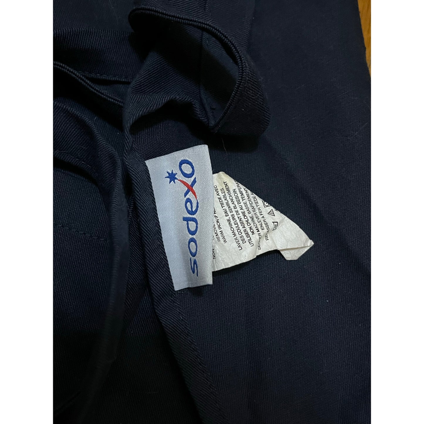 Sodexo Navy & Red Apron One Size