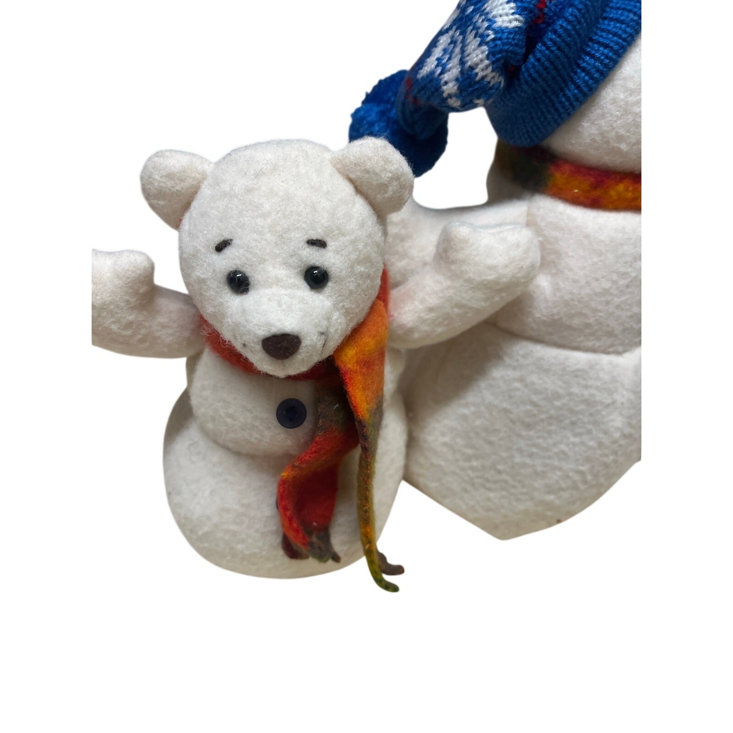 Carlton Cards 3 Snow Bears With Christmas Hats