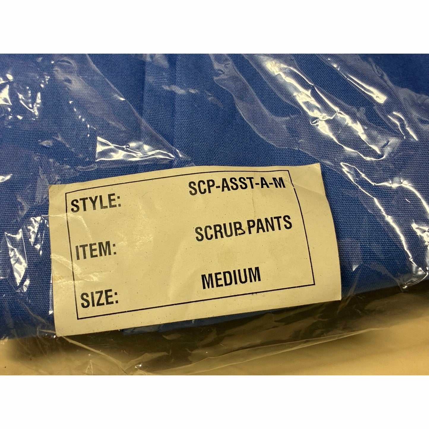 Captan Blue Scrub Pants Size Medium New