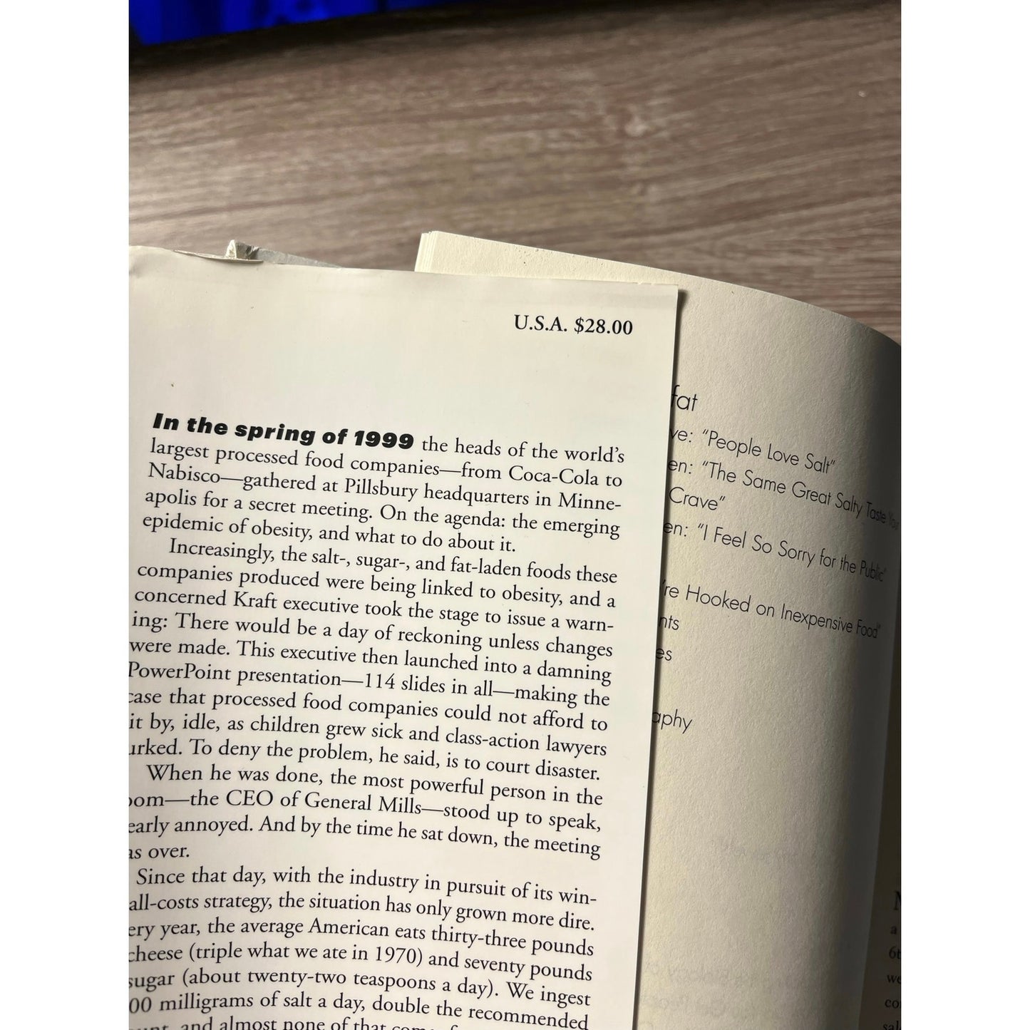 Salt Sugar Fat Hardcover Book