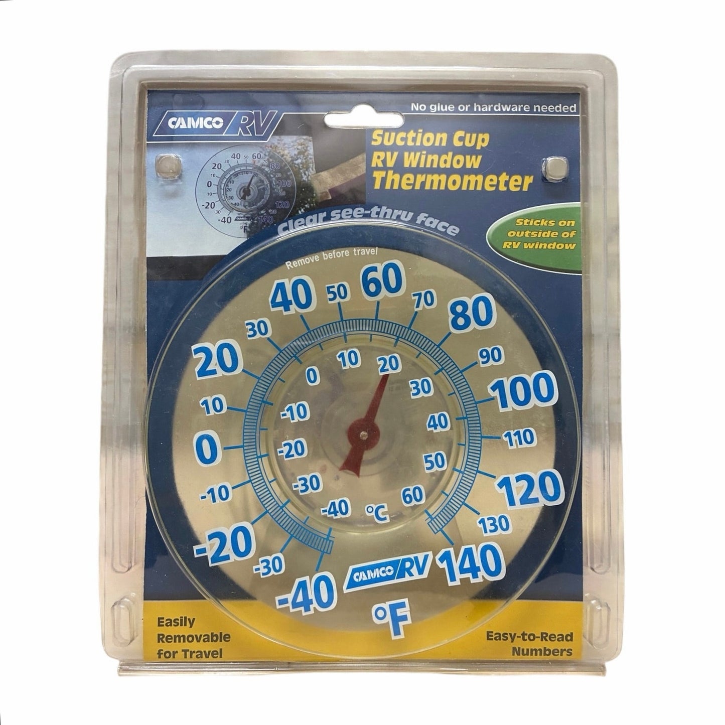 Camco Suction Cup RV Window Thermometer