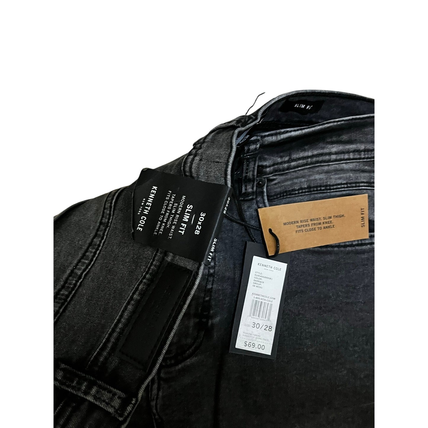 Kenneth Cole Men’s Black Jean’s Size 30 X 28