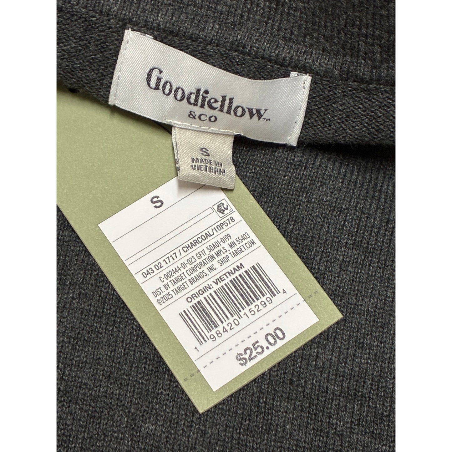 Goodfellow & co Men’s Gray Polo Shirt Size Small New