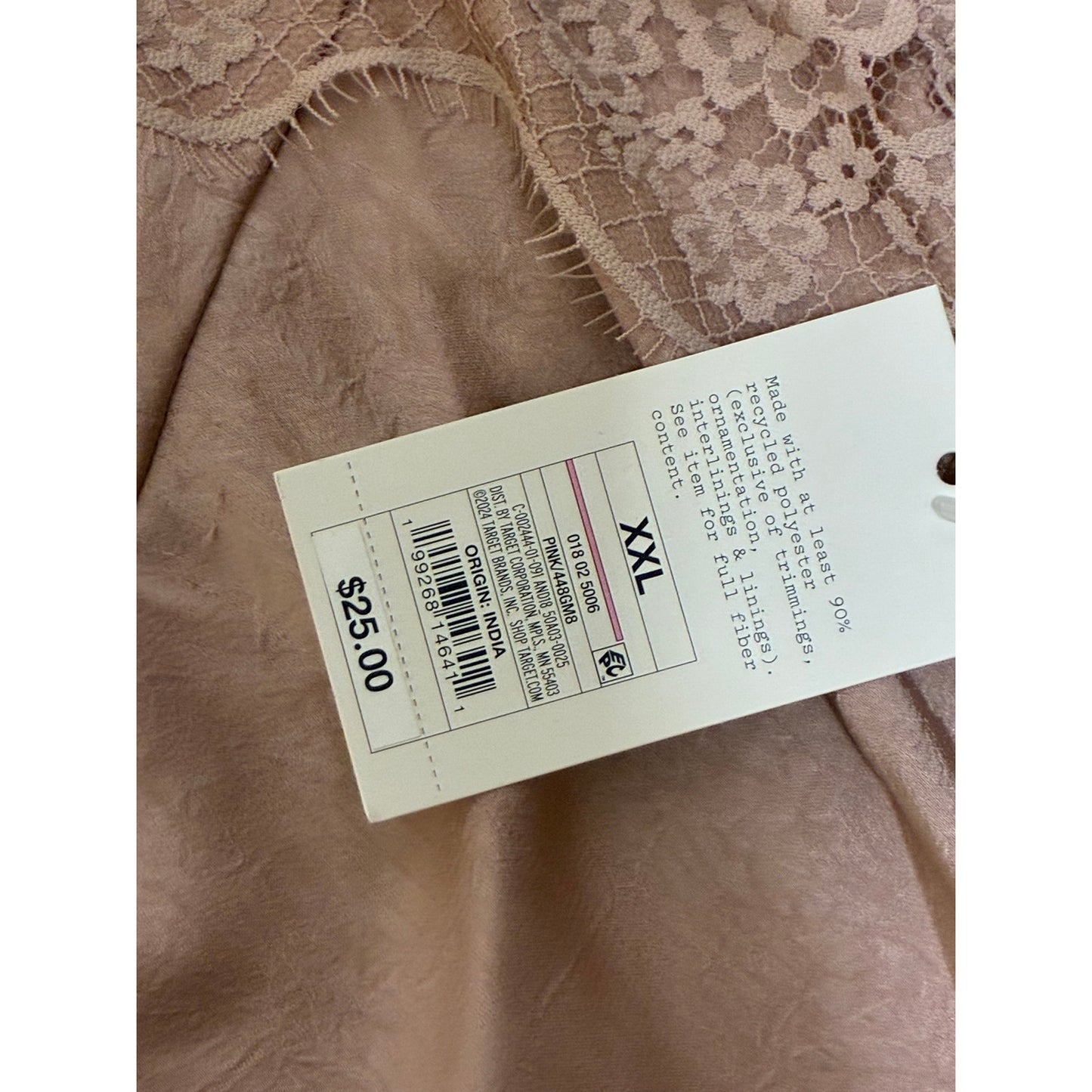 A New Day pink Women’s Top Blouse Size XXL