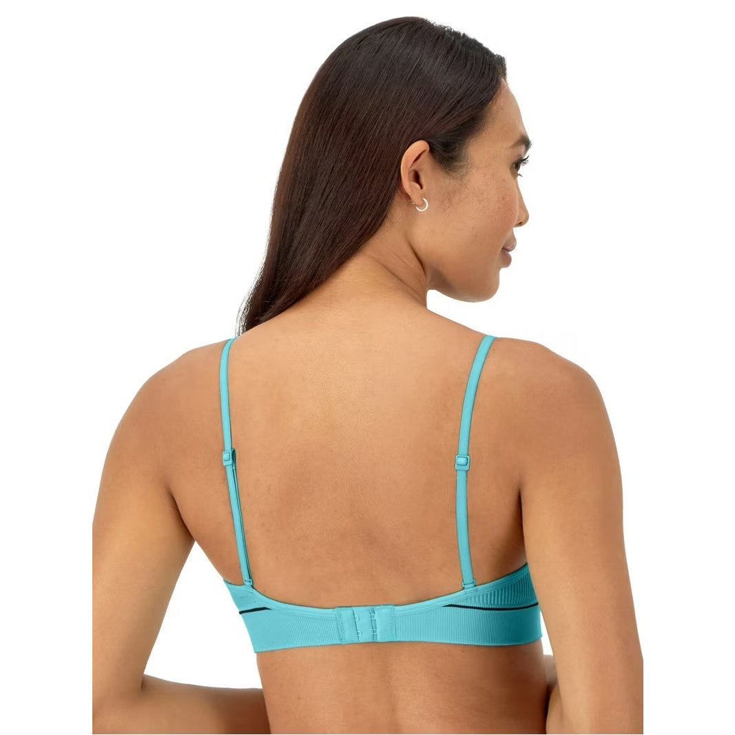 Hanes Originals Women's Rib Triangle Bra Size Large
