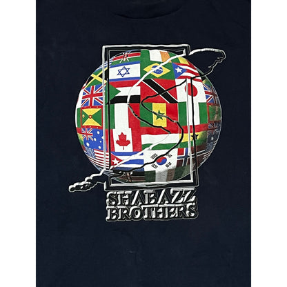 Shabaz Z Brothers Navy Men’s Long Sleeve Size X-Large