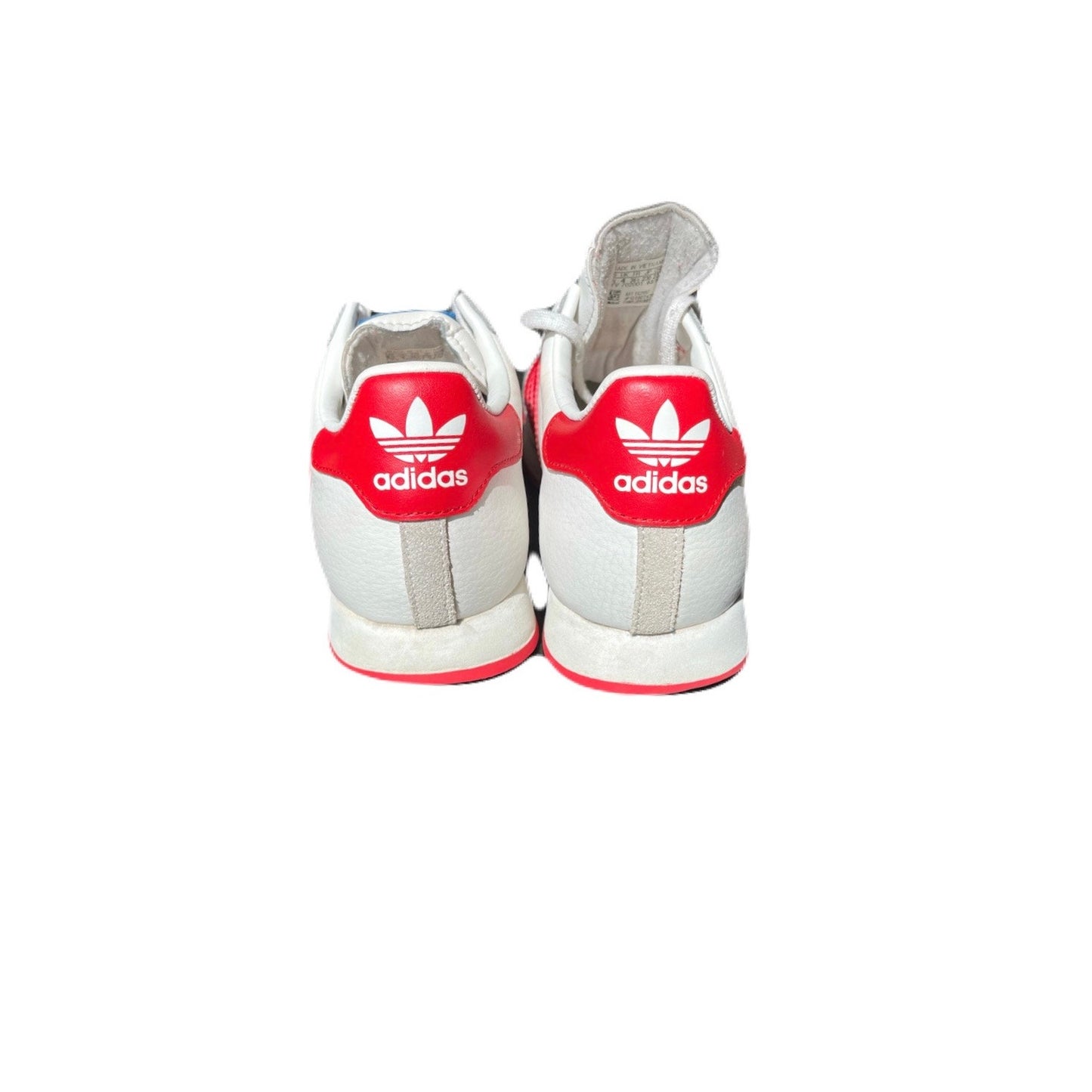 Adidas Samoa 'White Scarlet For Kids Size 4.5