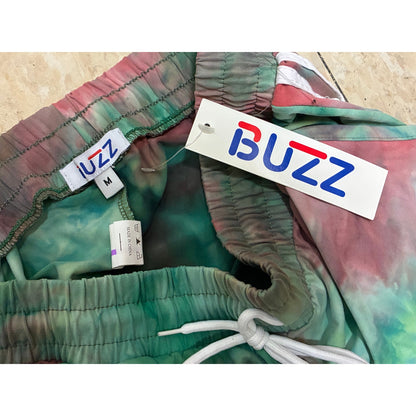 Buzz Women’s Green Tie Track Sweatpants Size Medium
