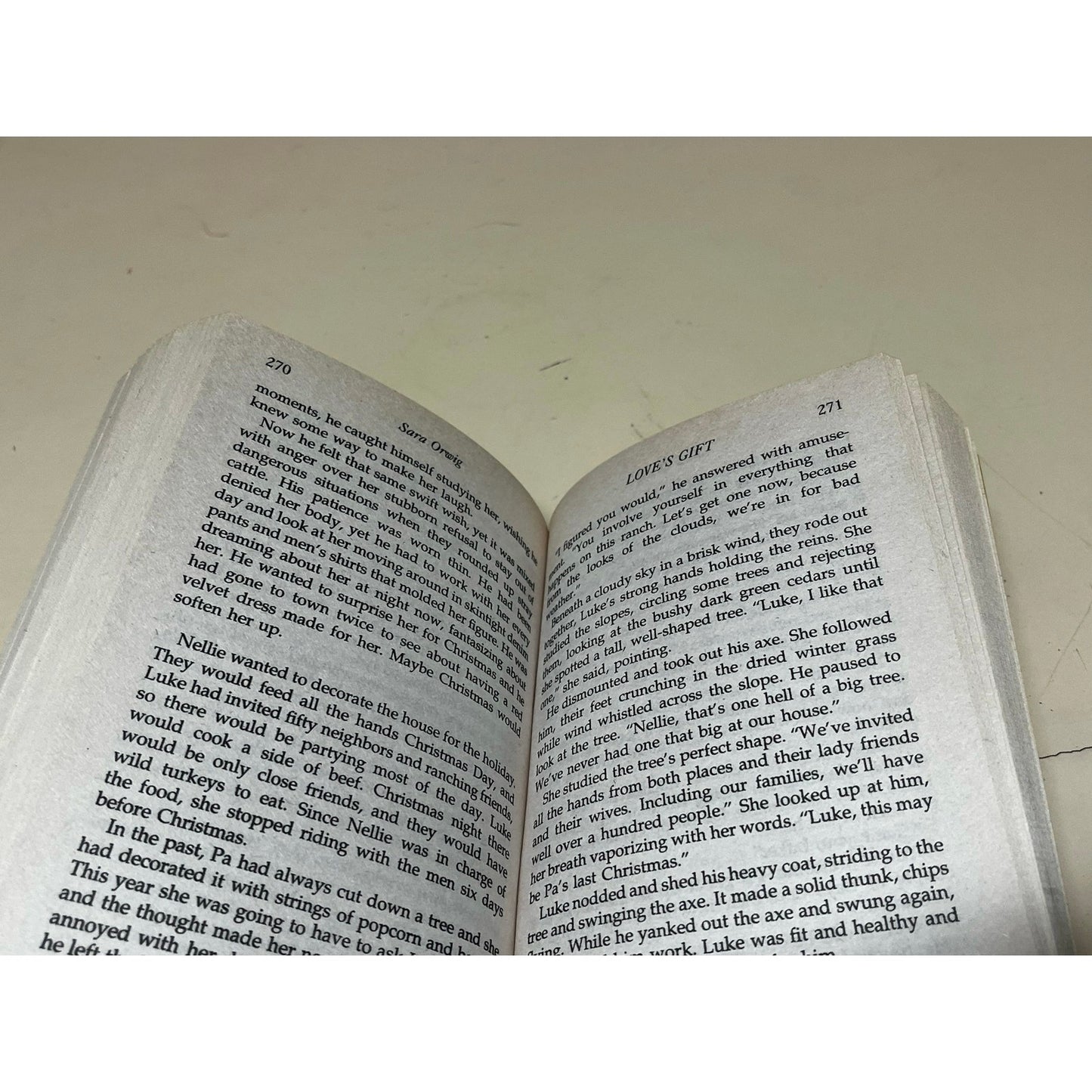 Under The Mistletoe Paper Book