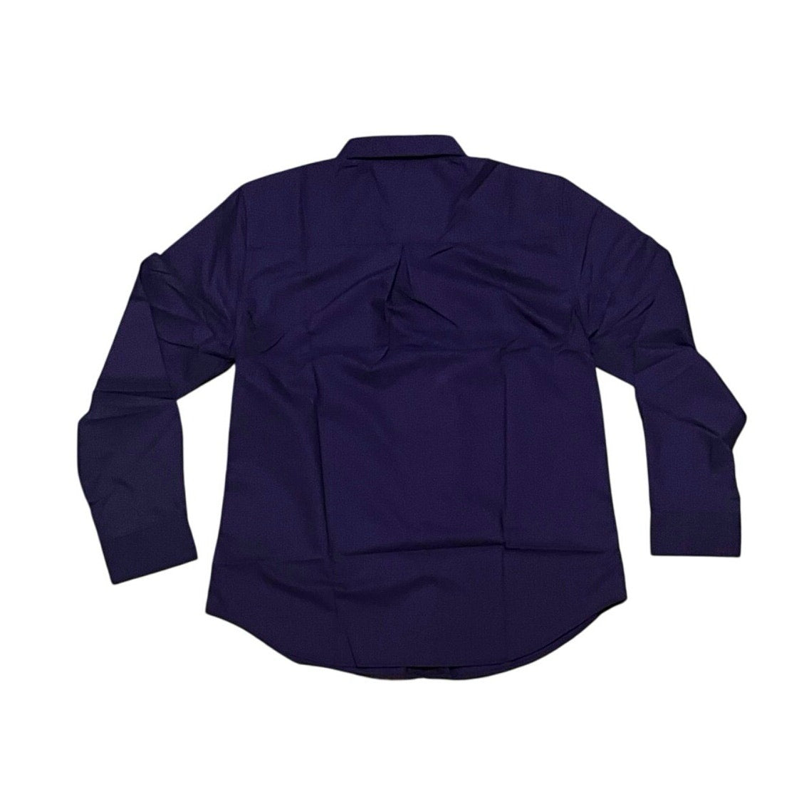 Ruisin Purple Men’s Long Sleeve Button Down T-shirt Size Medium