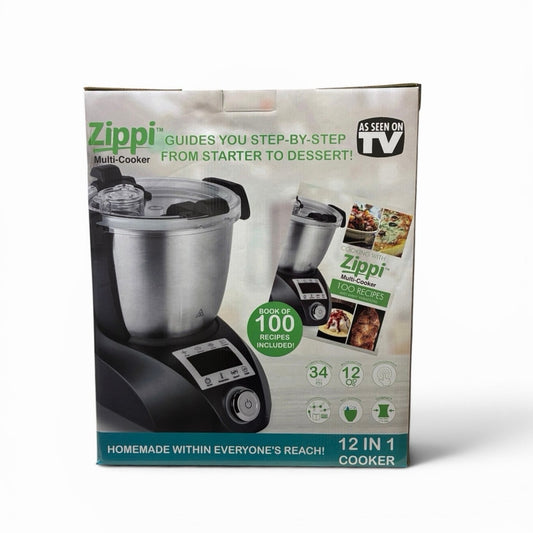 Zippi Multi Cooker, Compact All-In-One Blender, Cooker, Steamer & Food Processor