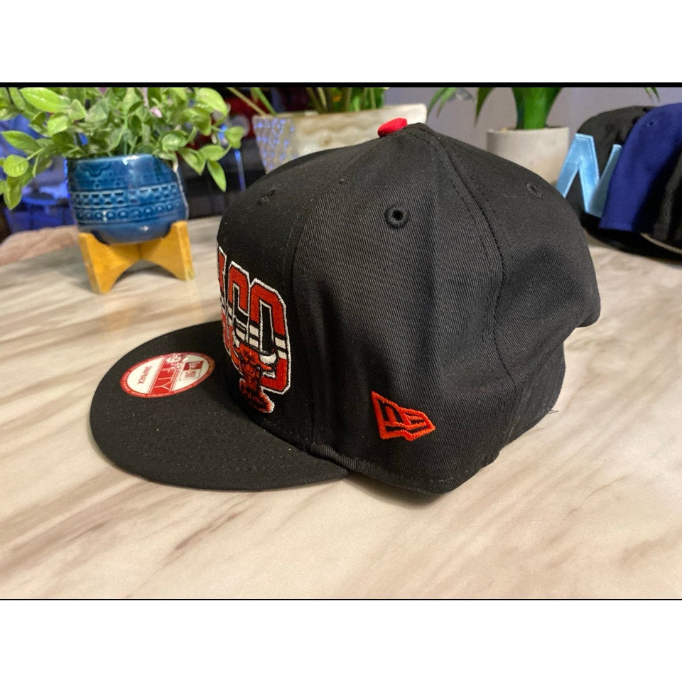 Chicago New Era Hat SnapBack Black & Red