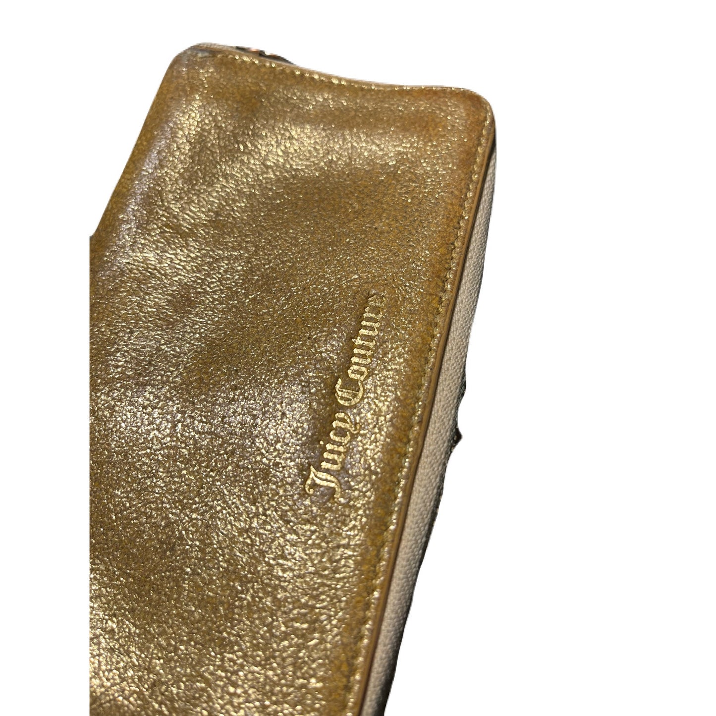 Gold Juicy Couture Women’s Wallet 7” W X 4” L