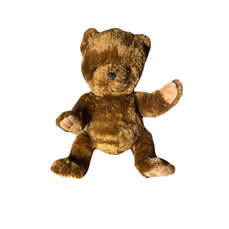 16” Brown Bear With Black Eyes
