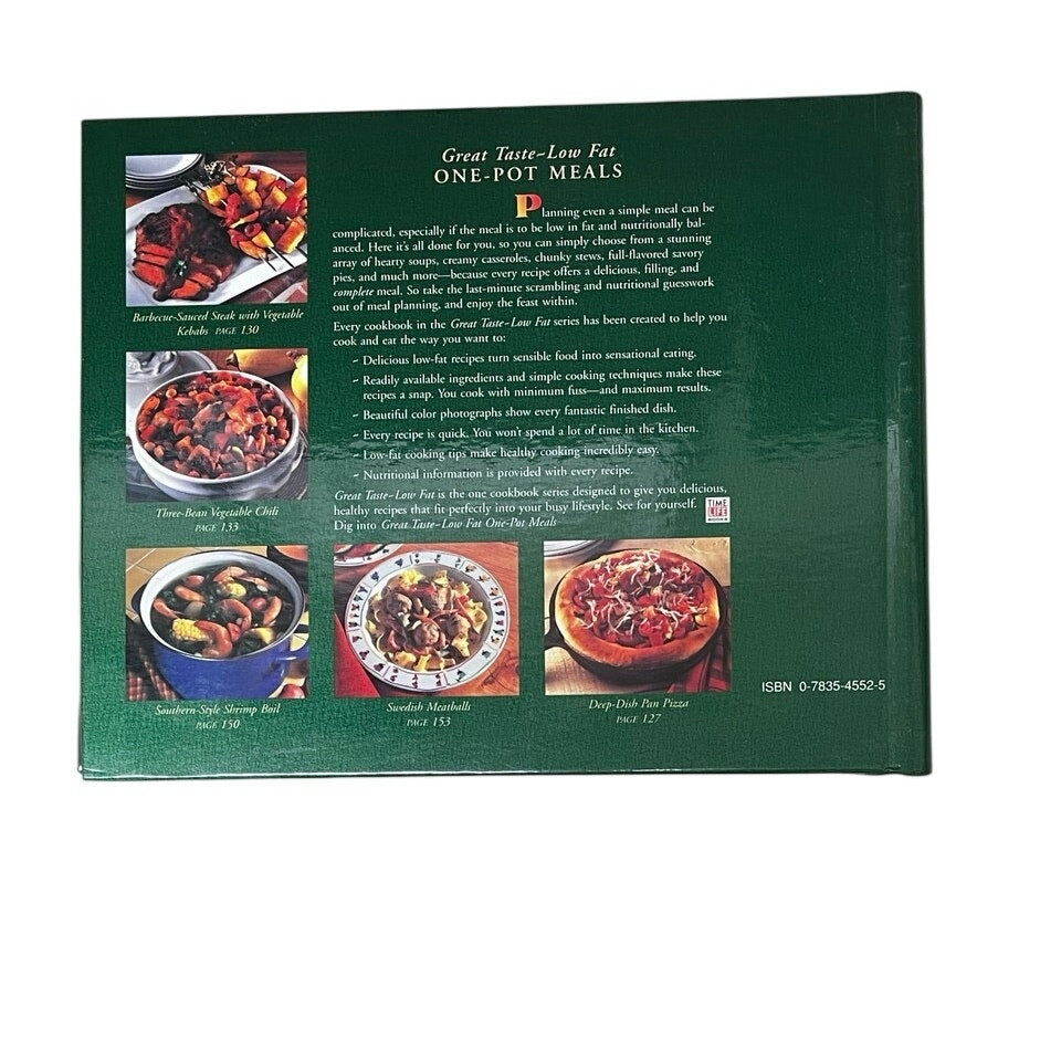 Vintage 1995 Time Life One-Pot Meals Cookbook Recipes Cooking Cook Book