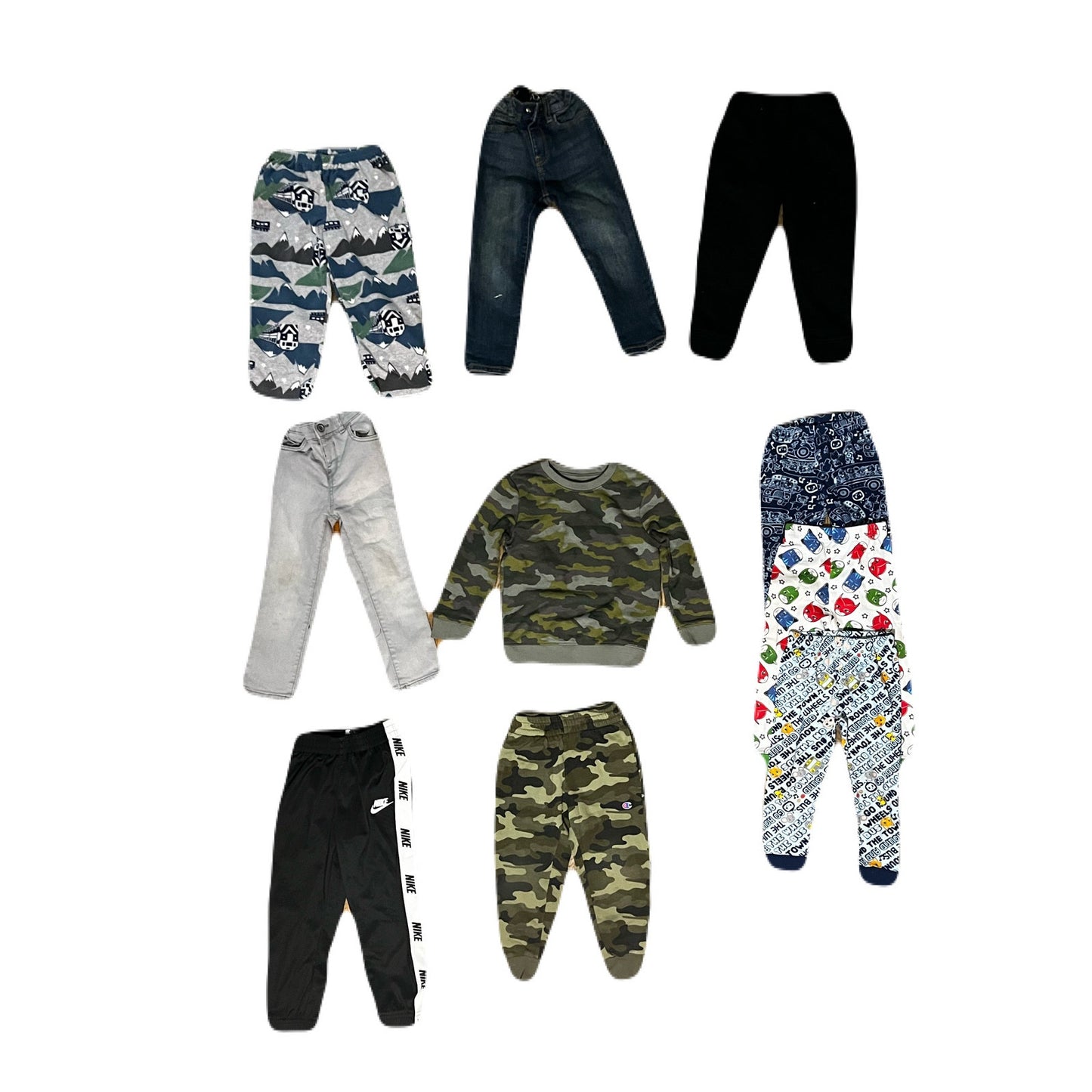 A Bundle Of 10 Name Brand Kids Clothes