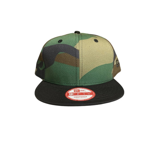 SnapBack New Era Hat Army & Black