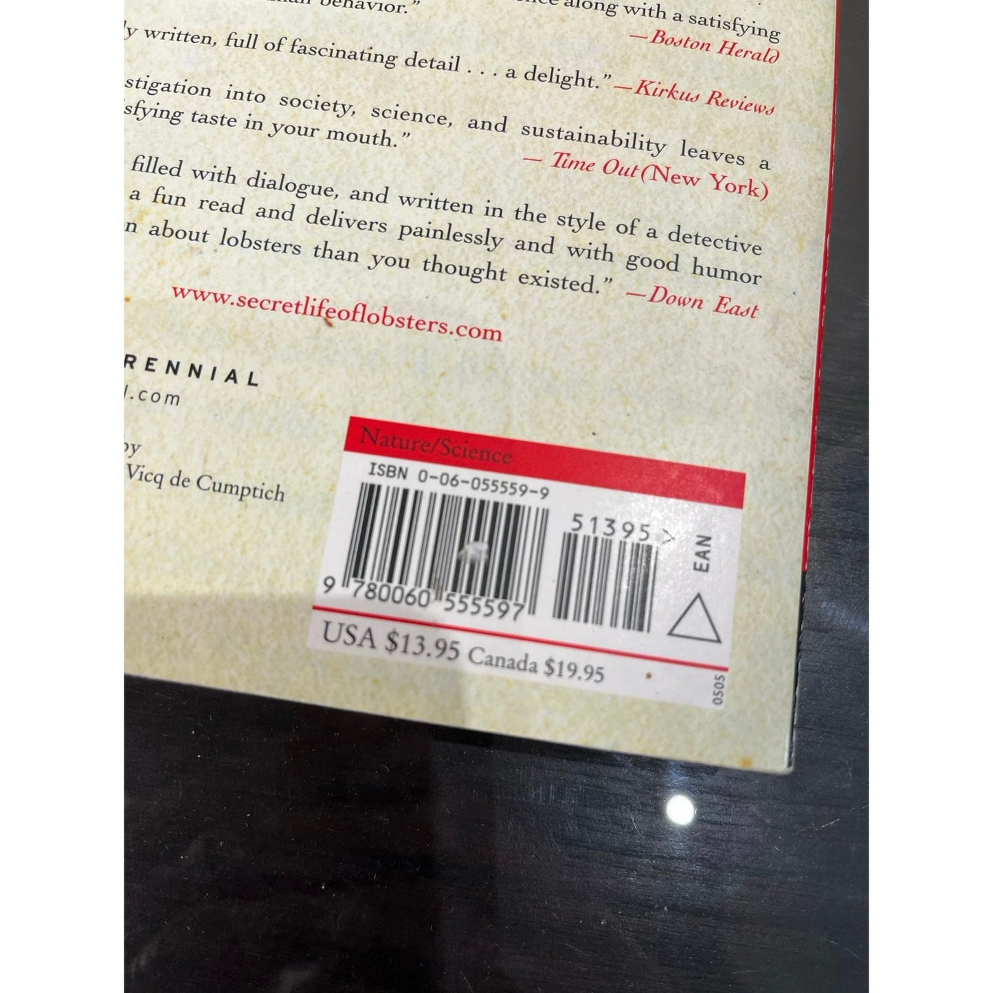 The Secret Life Of Lobster Book