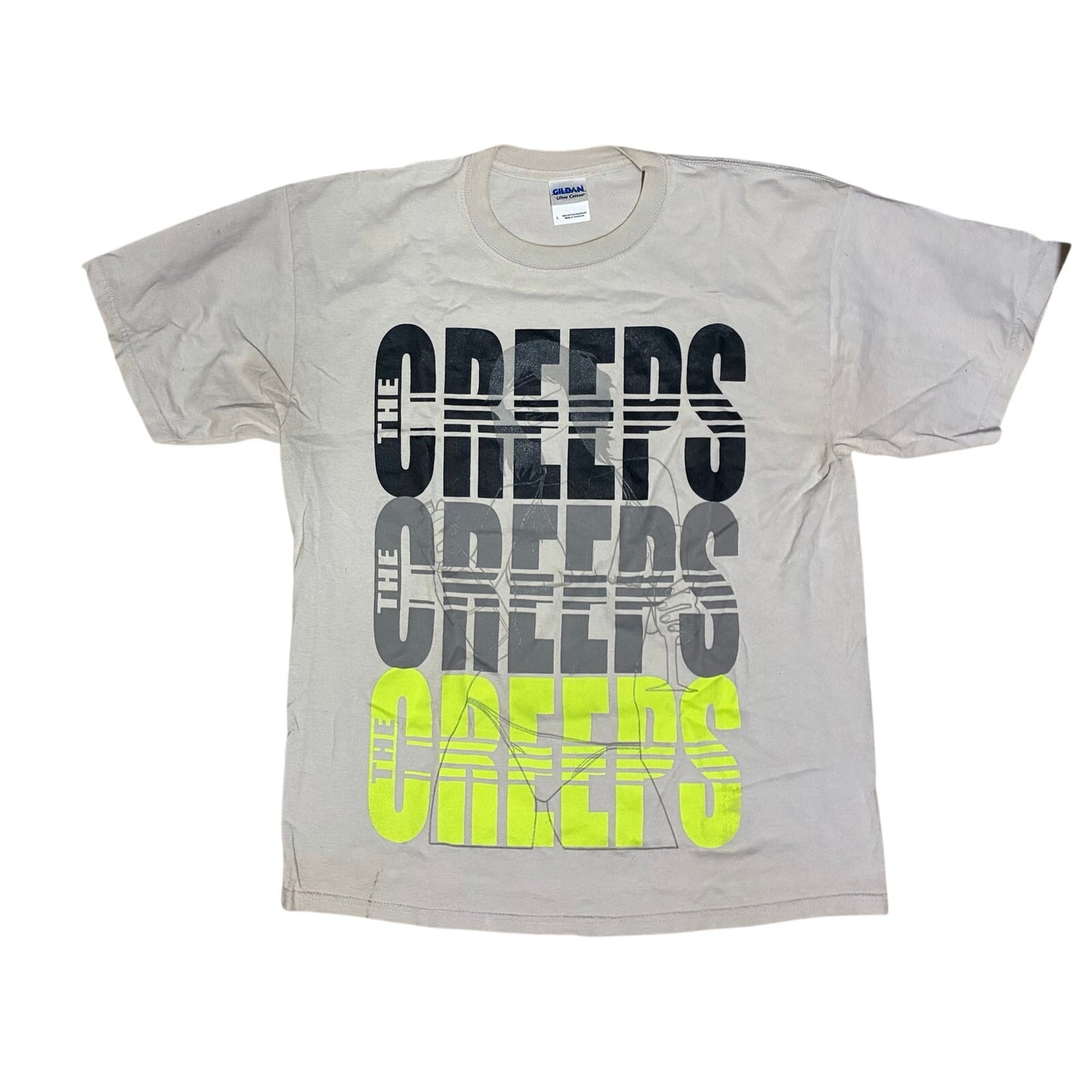 Creeps Tan Men’s T-Shirts Size Large