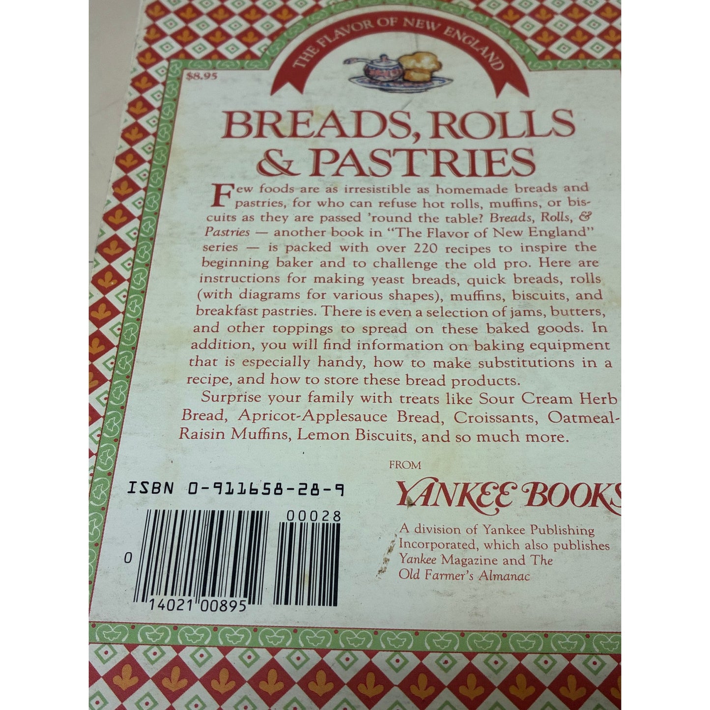 FLAVOR OF NEW ENGLAND: BREAD, ROLLS AND PASTRIES By G. Orcuft