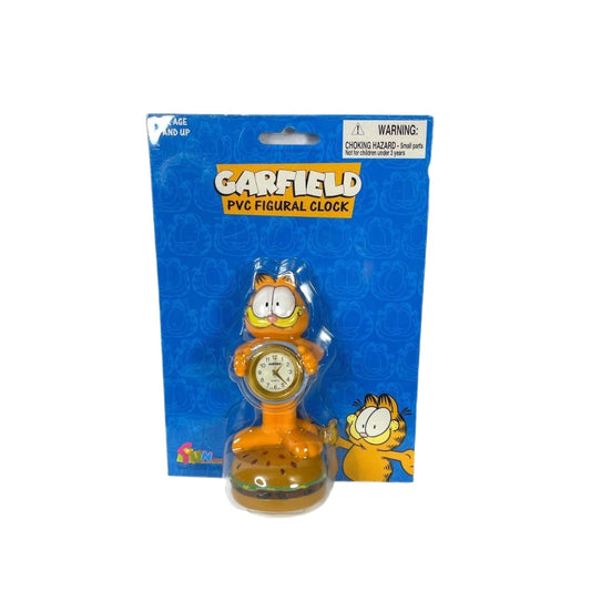 Fun Toys Garfield Figural Clock Garfield On Burger