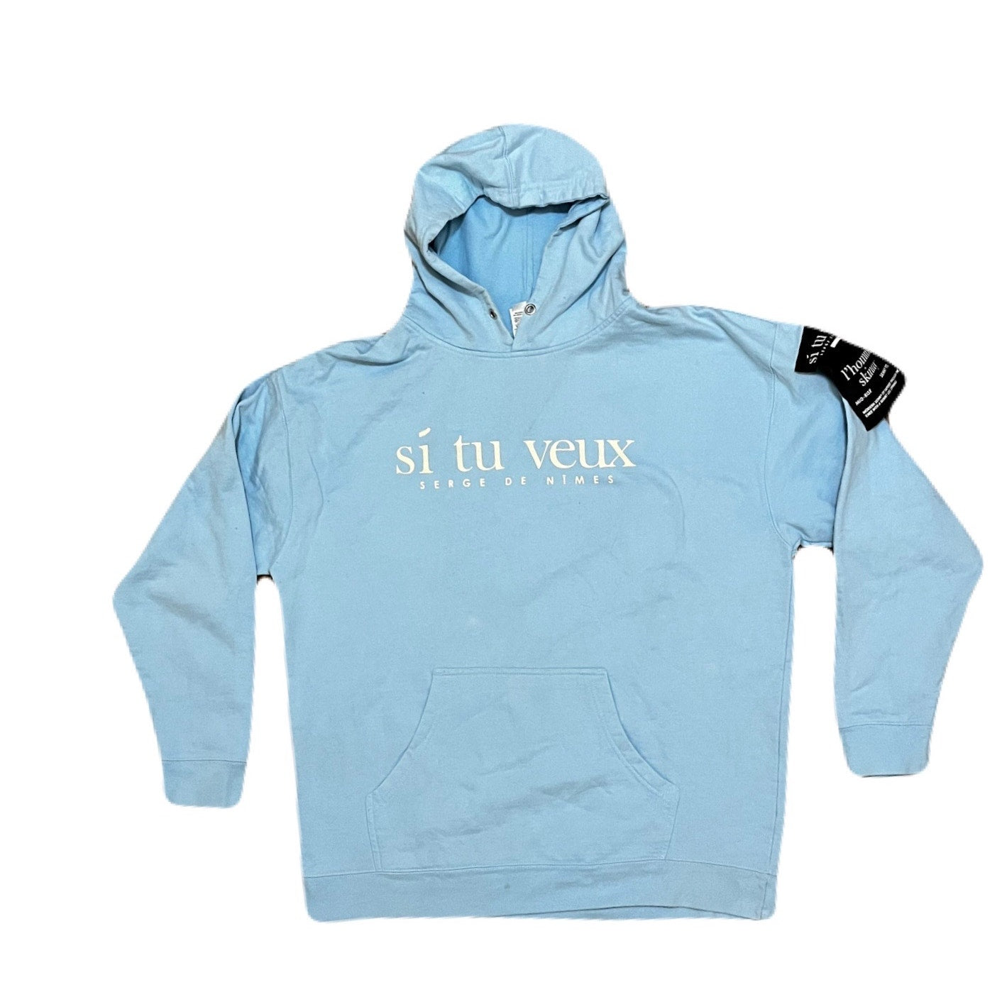 Baby Blue Si Tu Veux Men’s Sweater Size 2XL