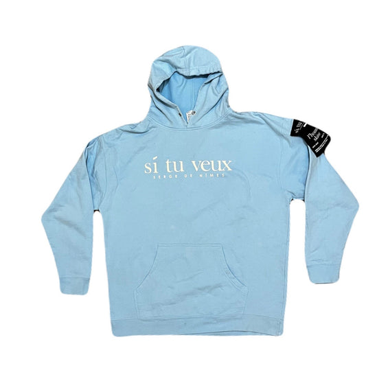 Baby Blue Si Tu Veux Men’s Sweater Size 2XL