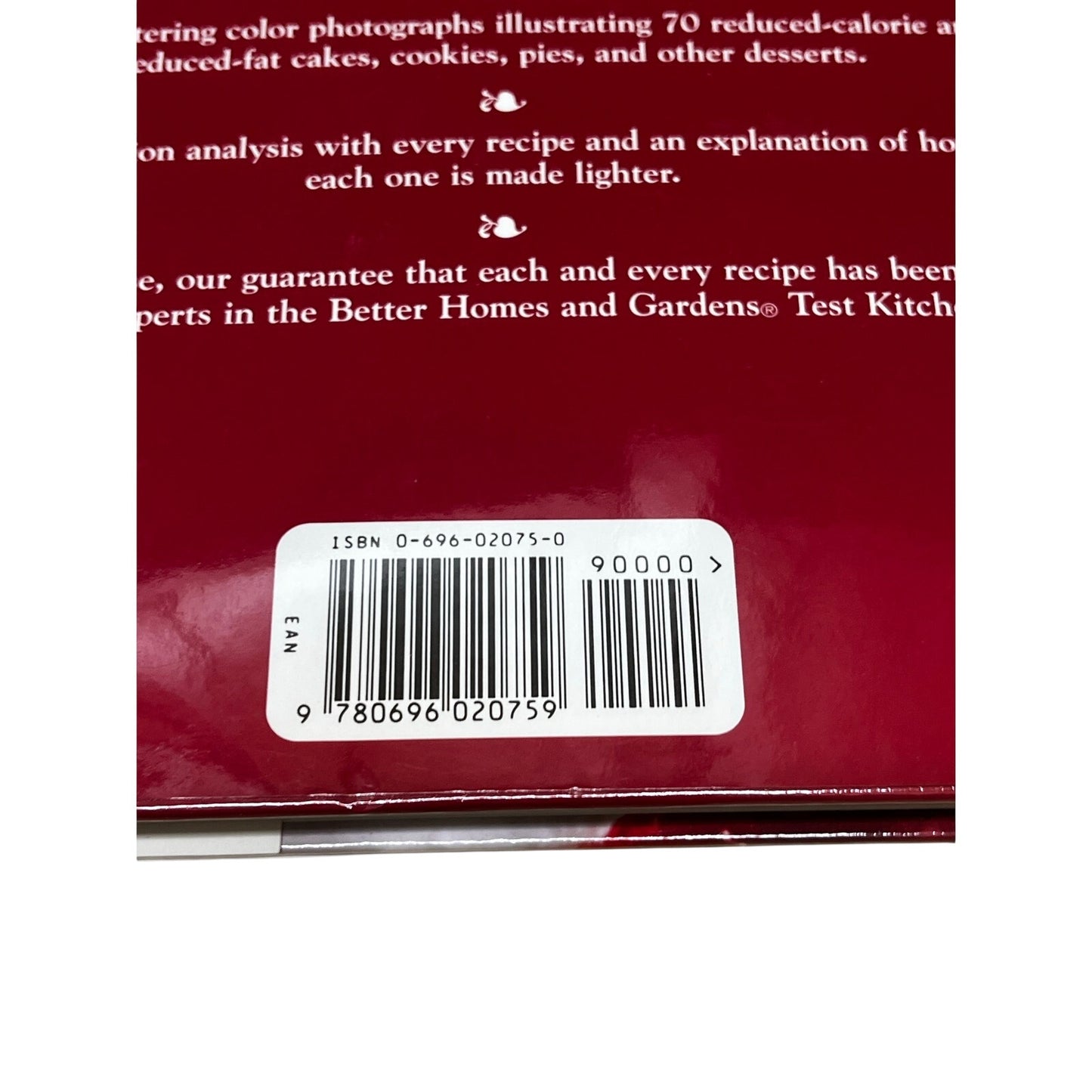 Favorite Desserts Made Lighter (Better Homes and Gardens) Hardcover Book