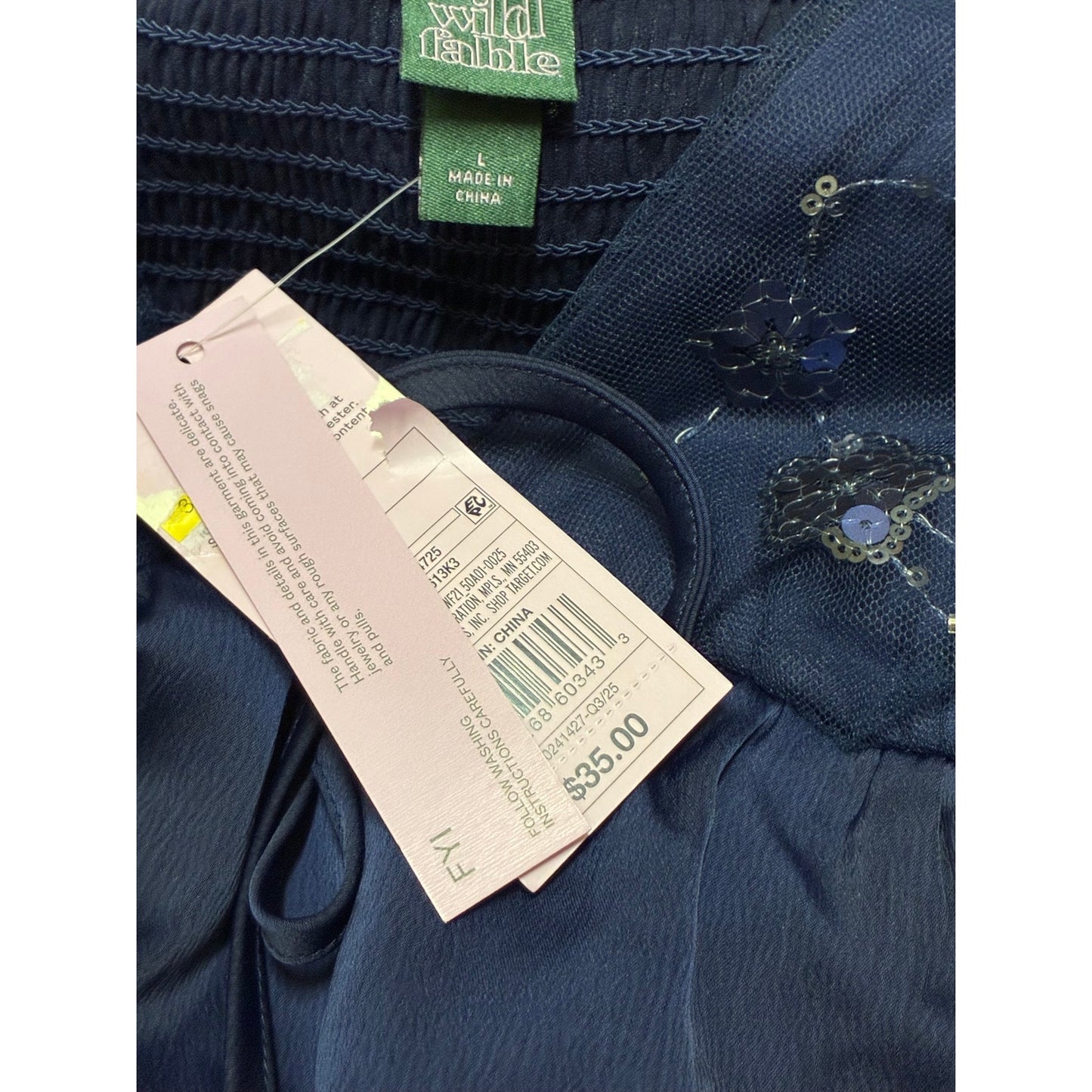 Wild Fable Navy Women’s Dress Size Large