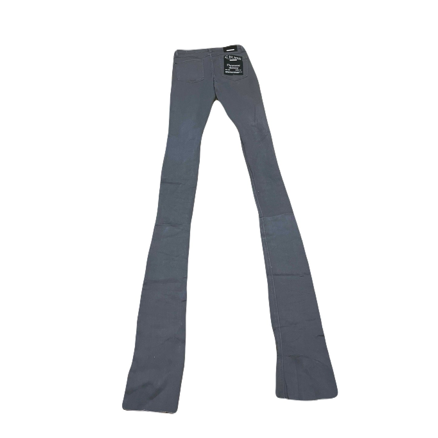 Si Tu Veux Dark Gray Superstack Jeans Size 32