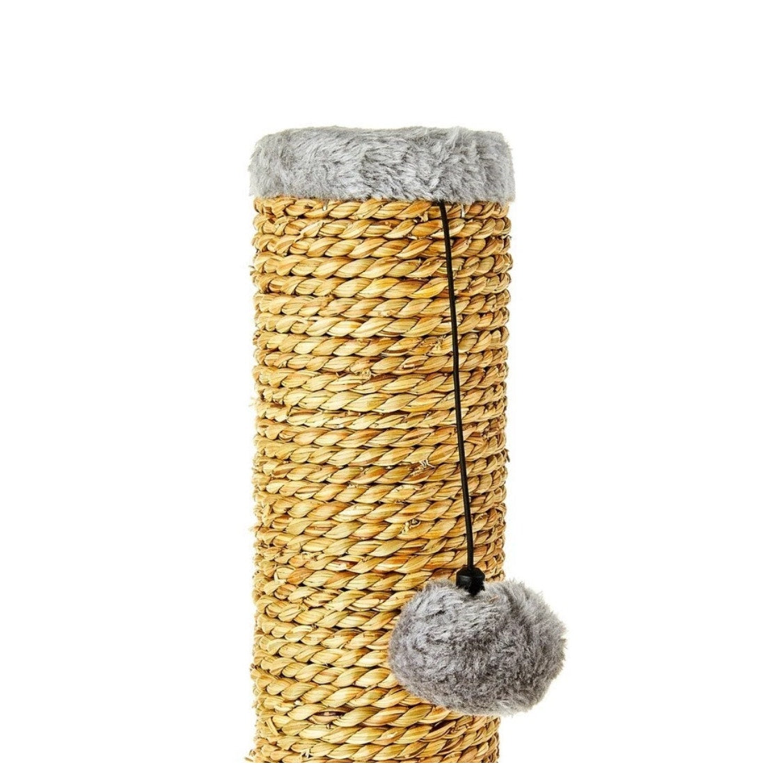 Seagrass Cat Scratch & Play Post W/ Dangle Toys Entertainment Exercise Portable