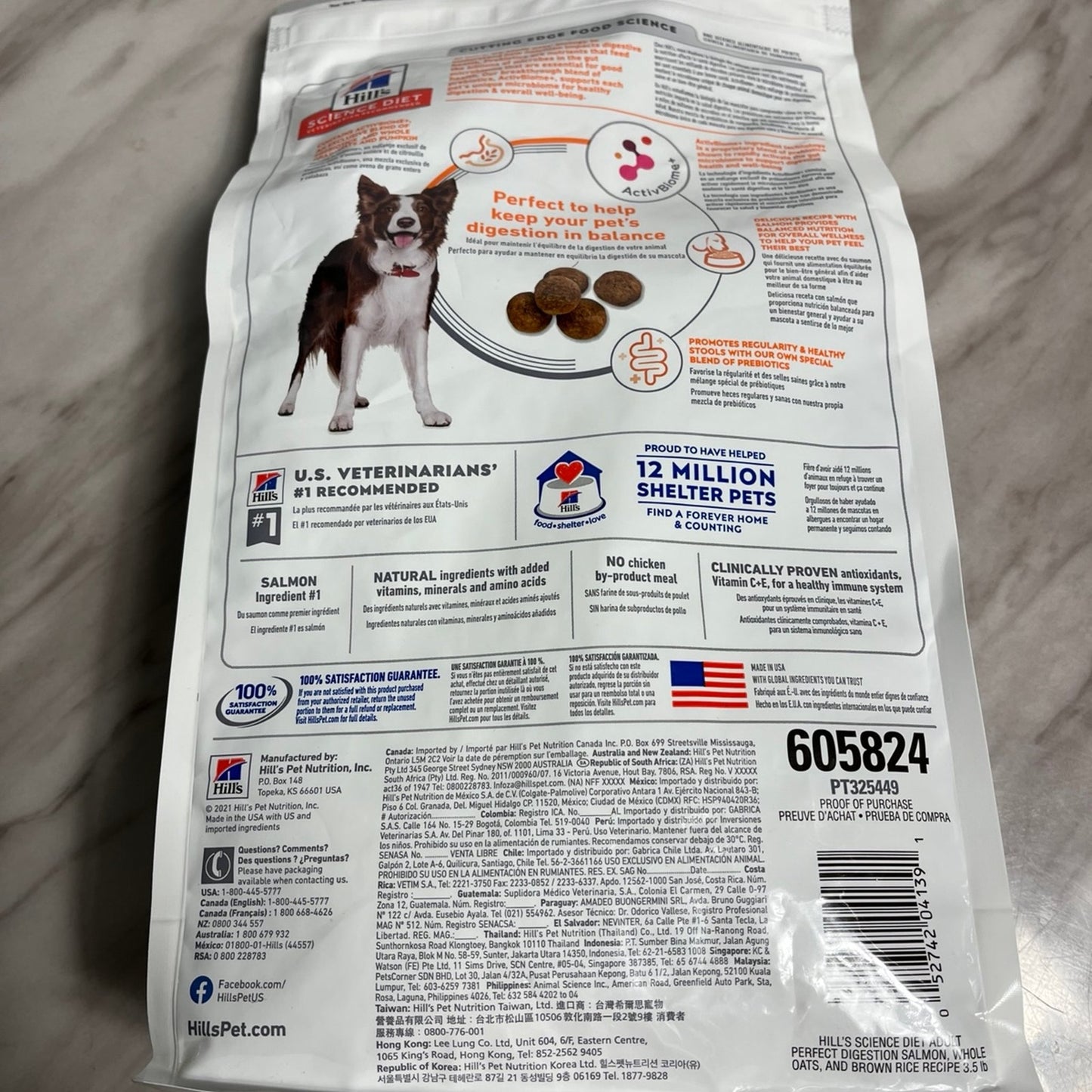 Hill's Science Diet Adult Perfect Digestion 3.5 lbs Dog Food