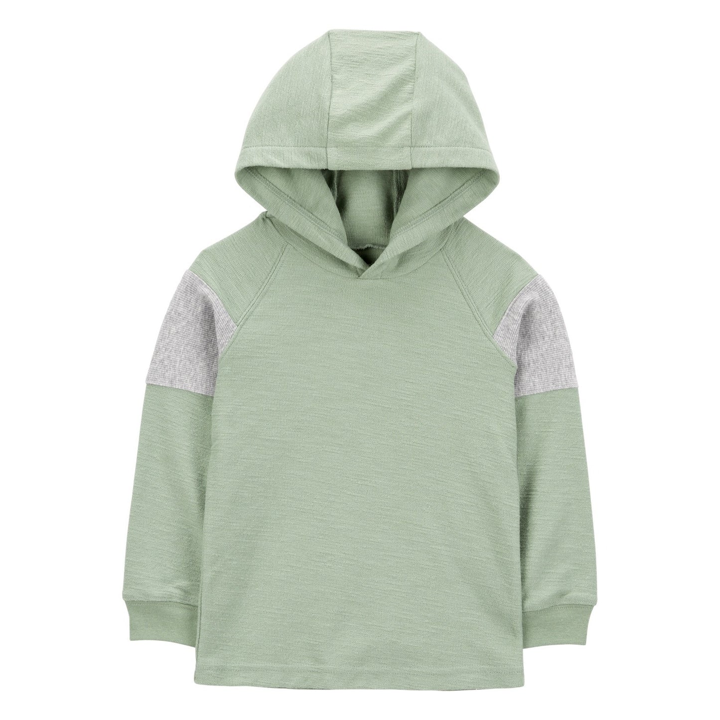 Carter’s Toddler Colorblock Cotton Blend Long-Sleeve Tee - Green Size 2T