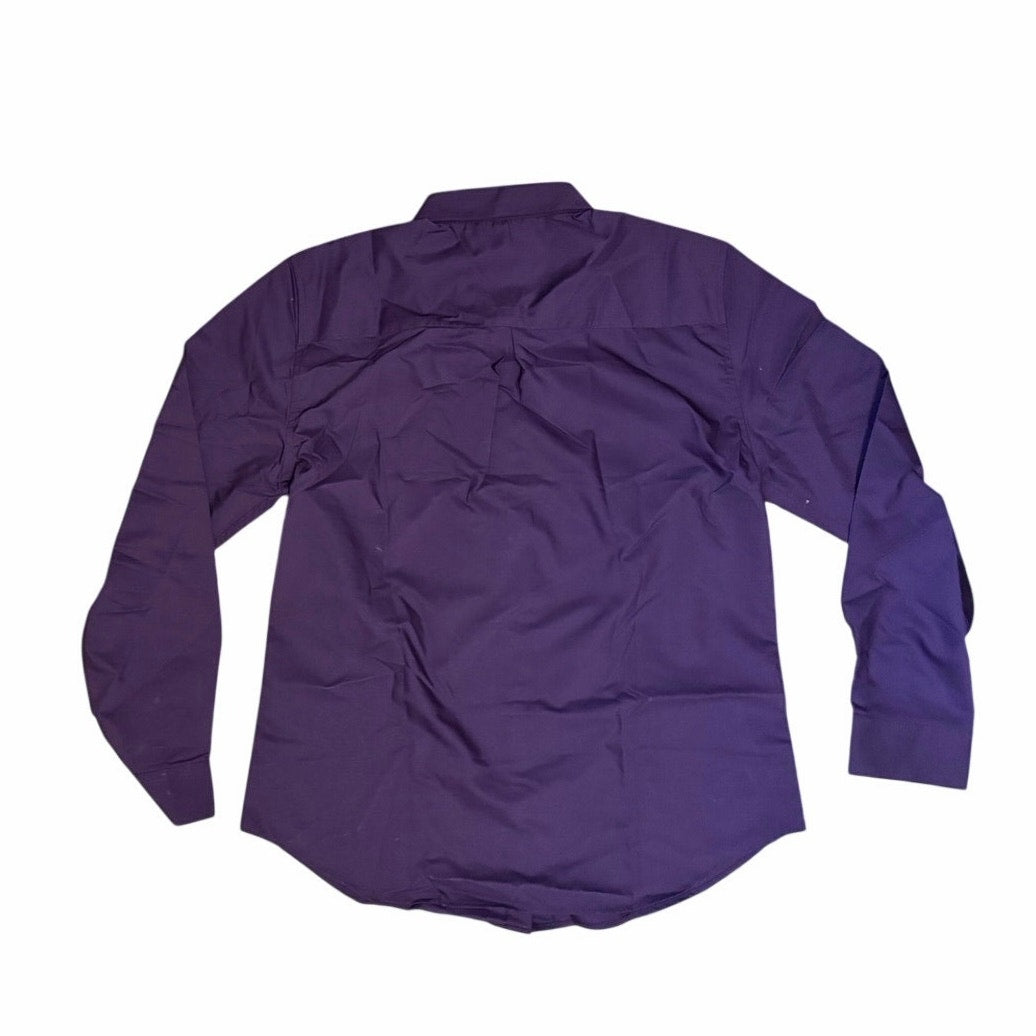 Ruisin Women’s Button Down Dark Purple Size Medium