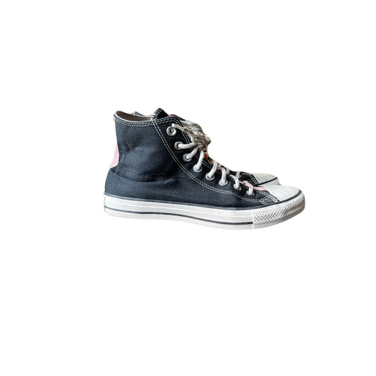 Converse Chuck Taylor All Star sneakers in black & pink Size 9.5