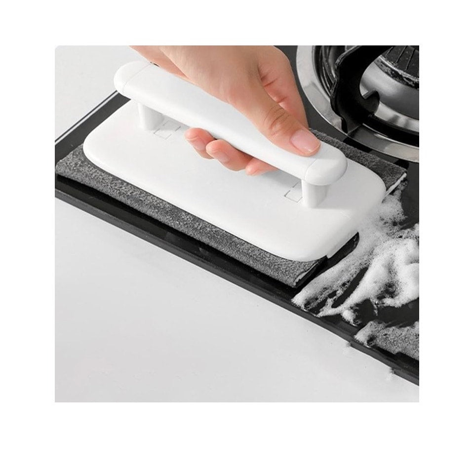 Window Rail Cleaning Tools - Folding Window Groove Cleaning Brush 7” X 4.5”