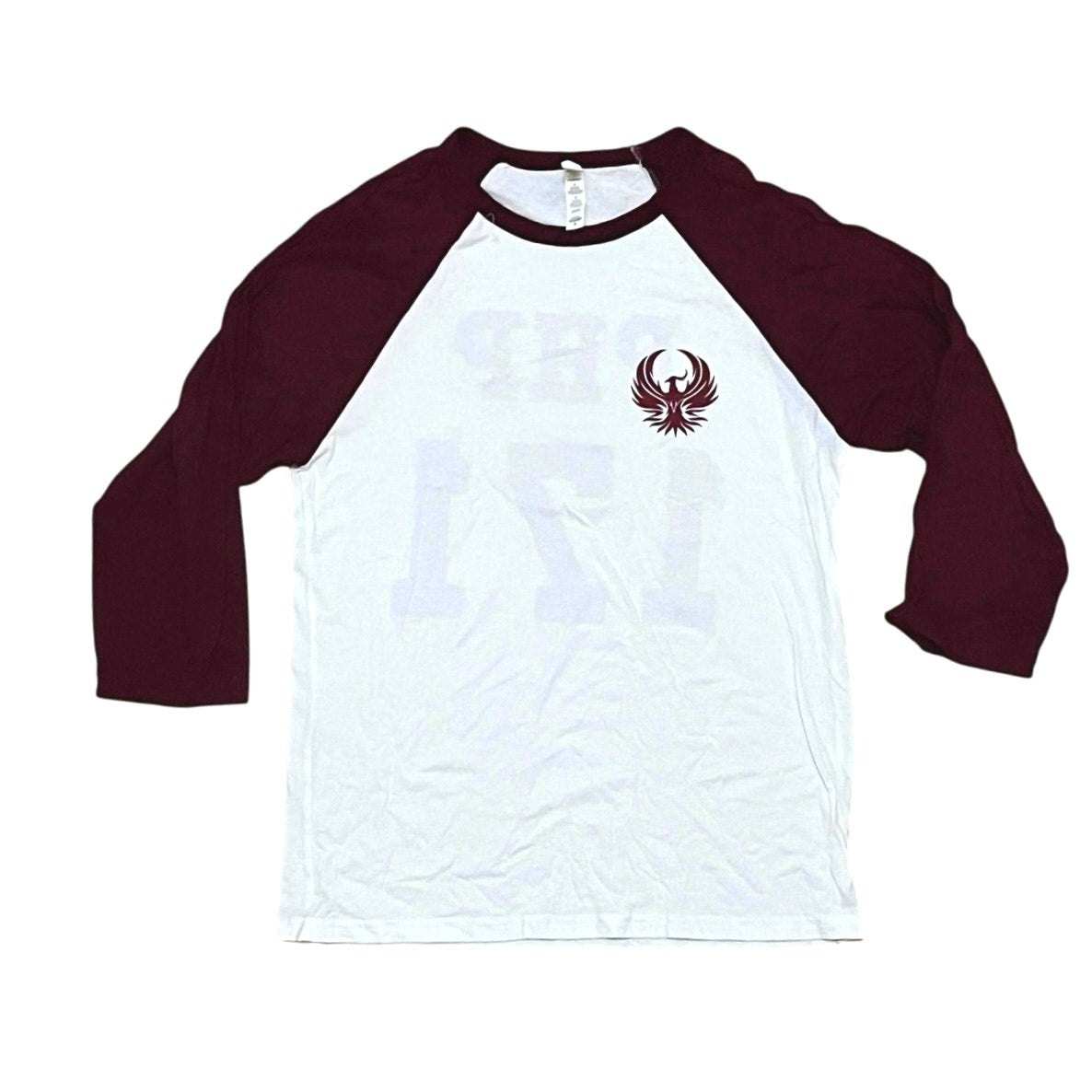 PHP 171 White & Burgundy Women’s Top Size Medium