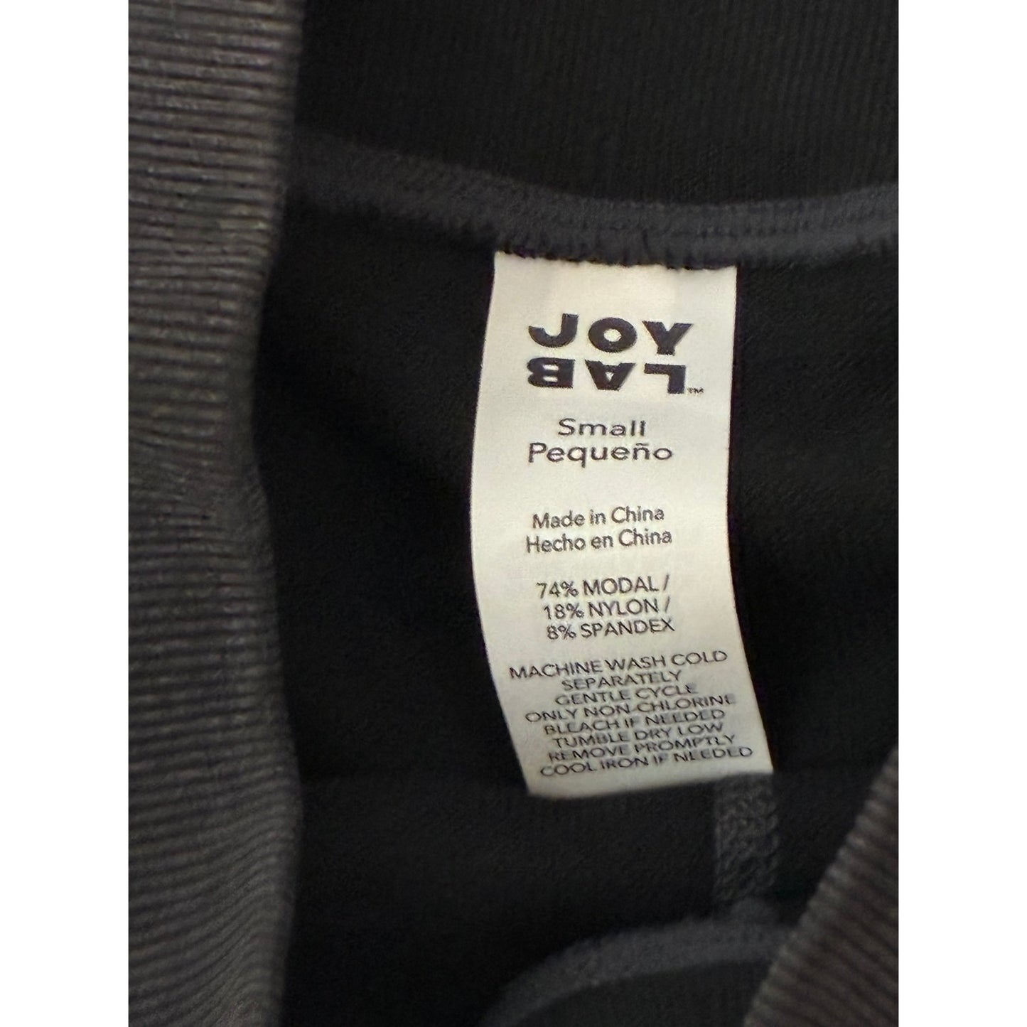 Lab Joy Women’s 7/8 Length High Rise Leggings Size Small Black