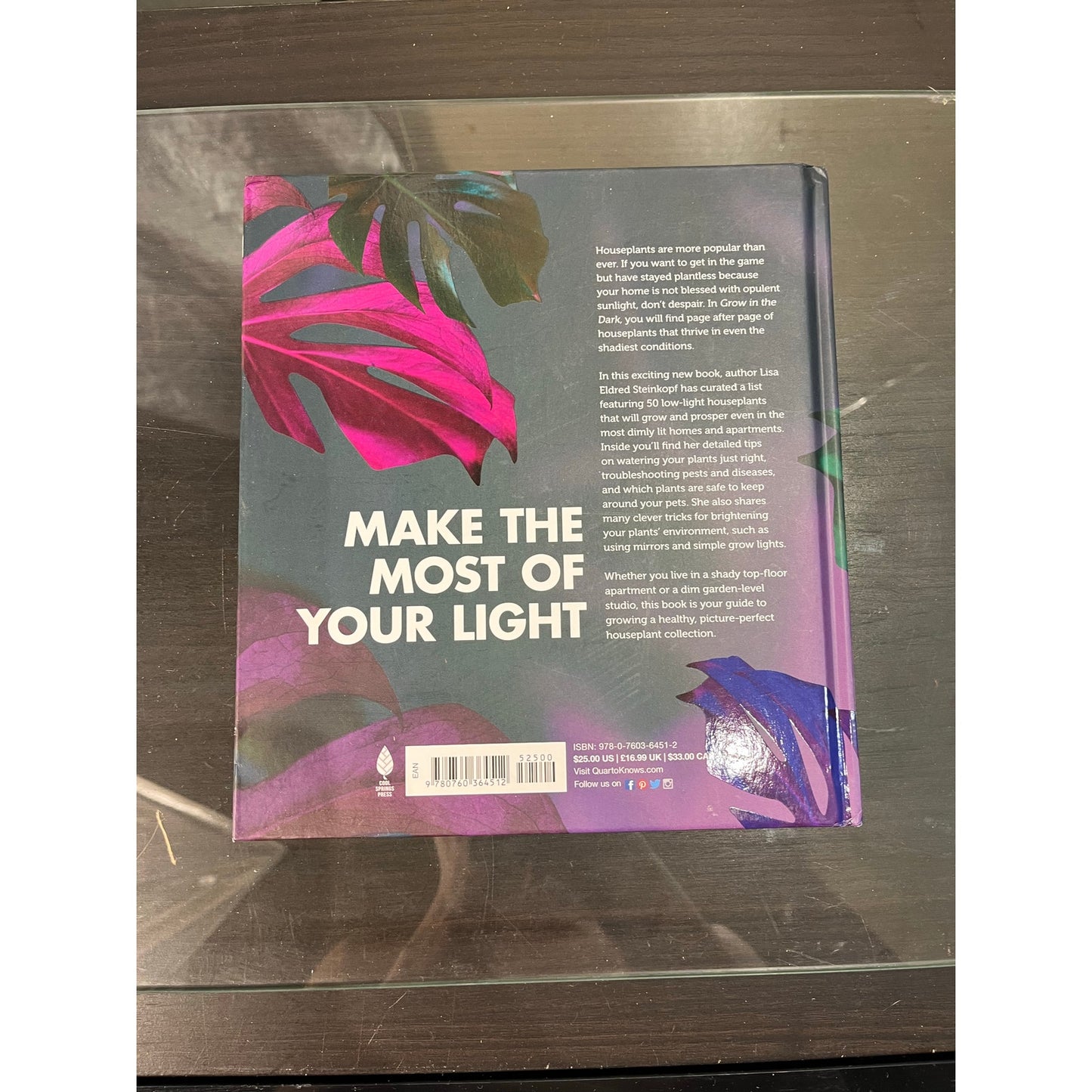 Grow In The Dark Hard Cover  Book