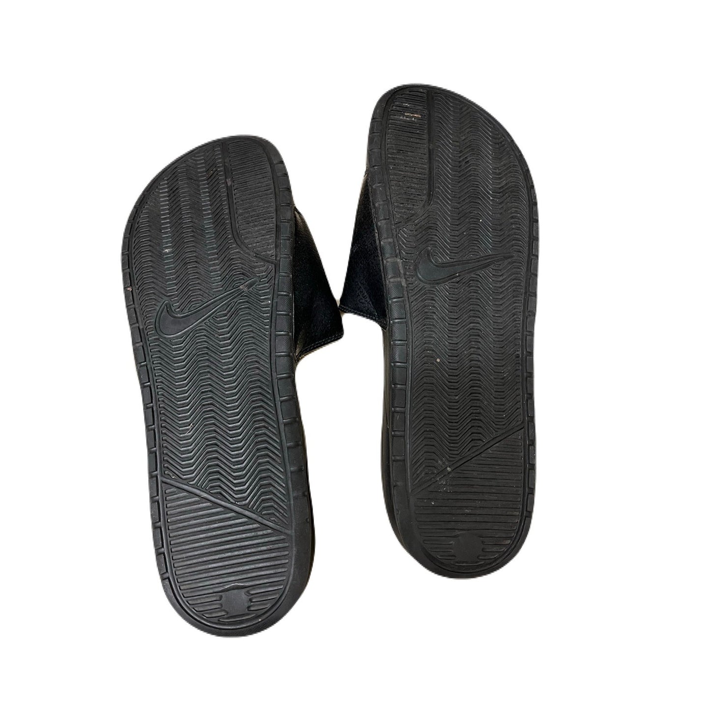 Nike Black Slippers Size 11