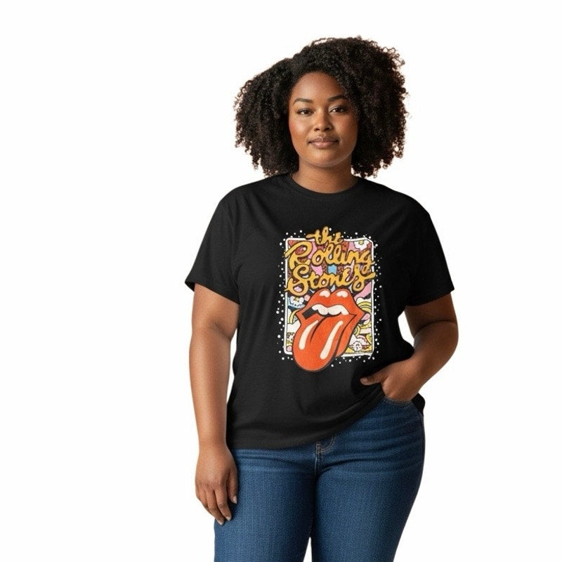 The Rolling Stone Women’s Black
T-Shirt Size 3 XL
