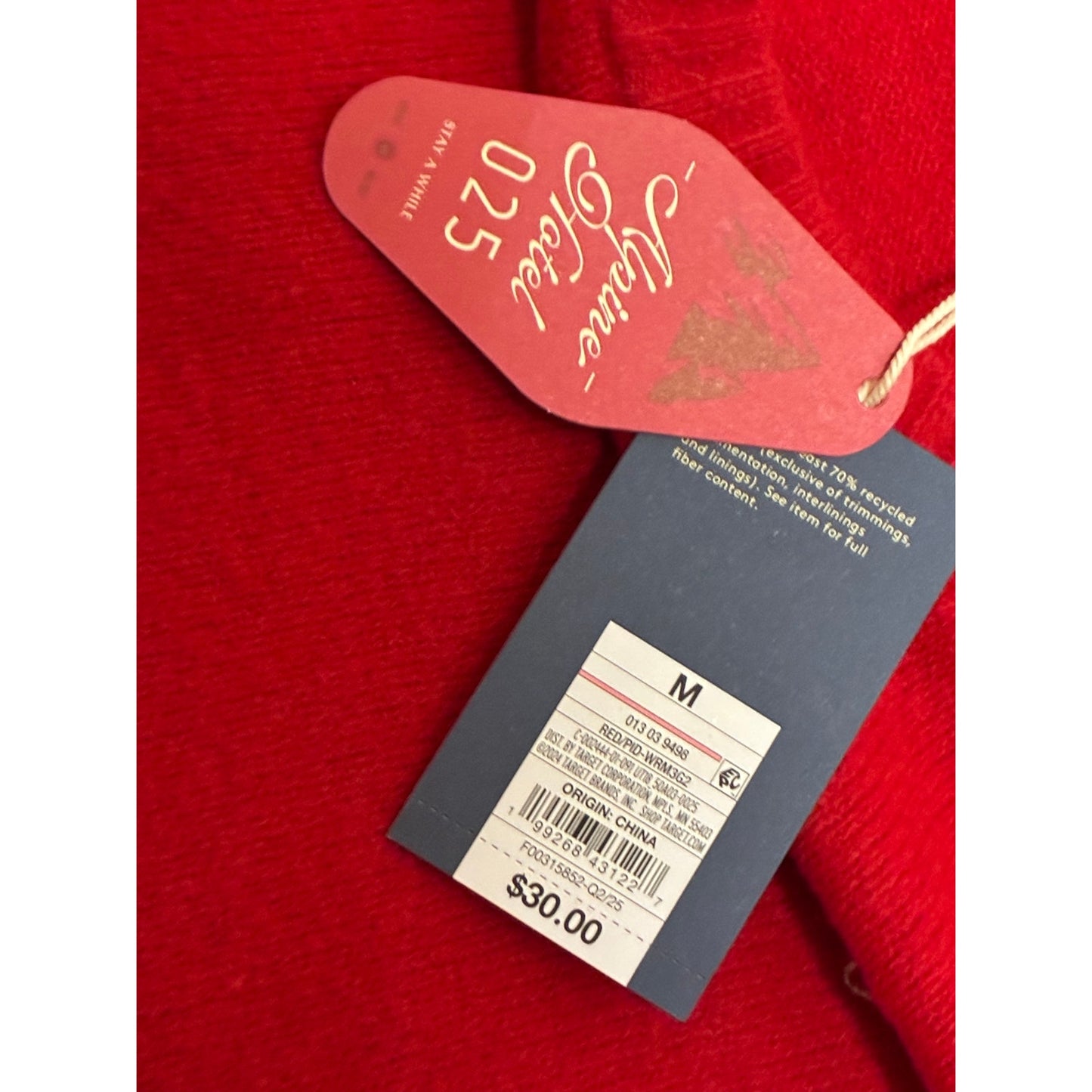 Universal Thread Red Women’s Pullover Sweater 1985 Size Medium