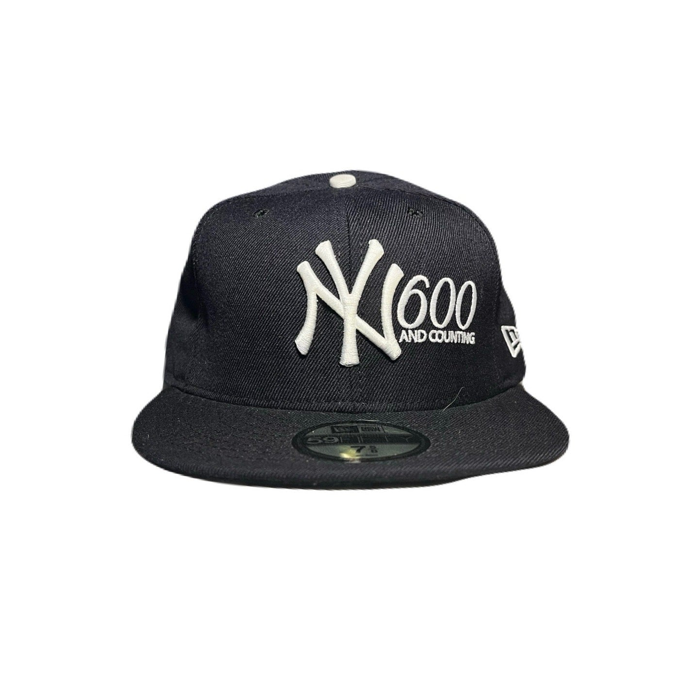 New Era Yankee 600 Navy Hat Size 7 5/8